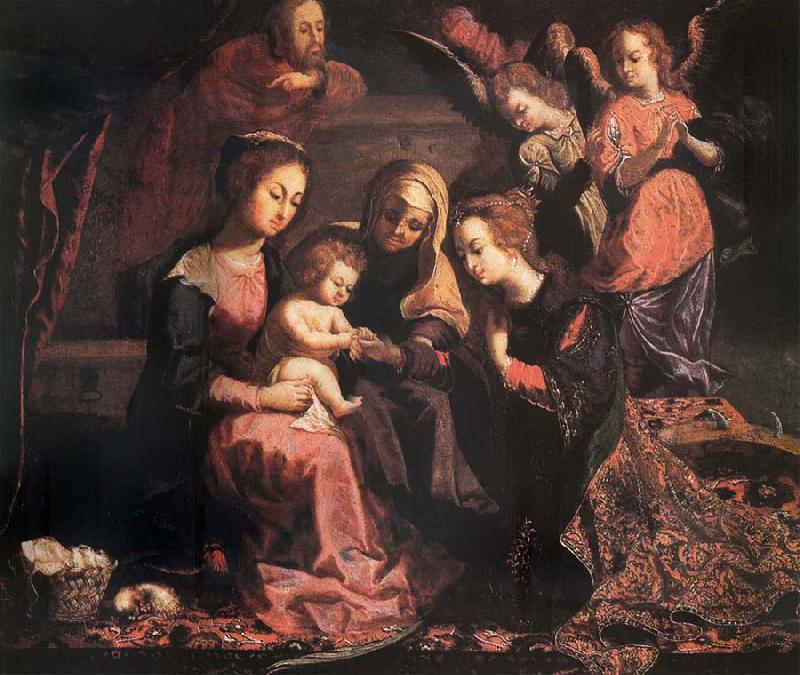 Josefa of Ayala The martimonio mistico of Holy Catalina Sweden oil painting art